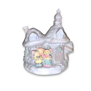 Enesco Ceramic Christmas Family House